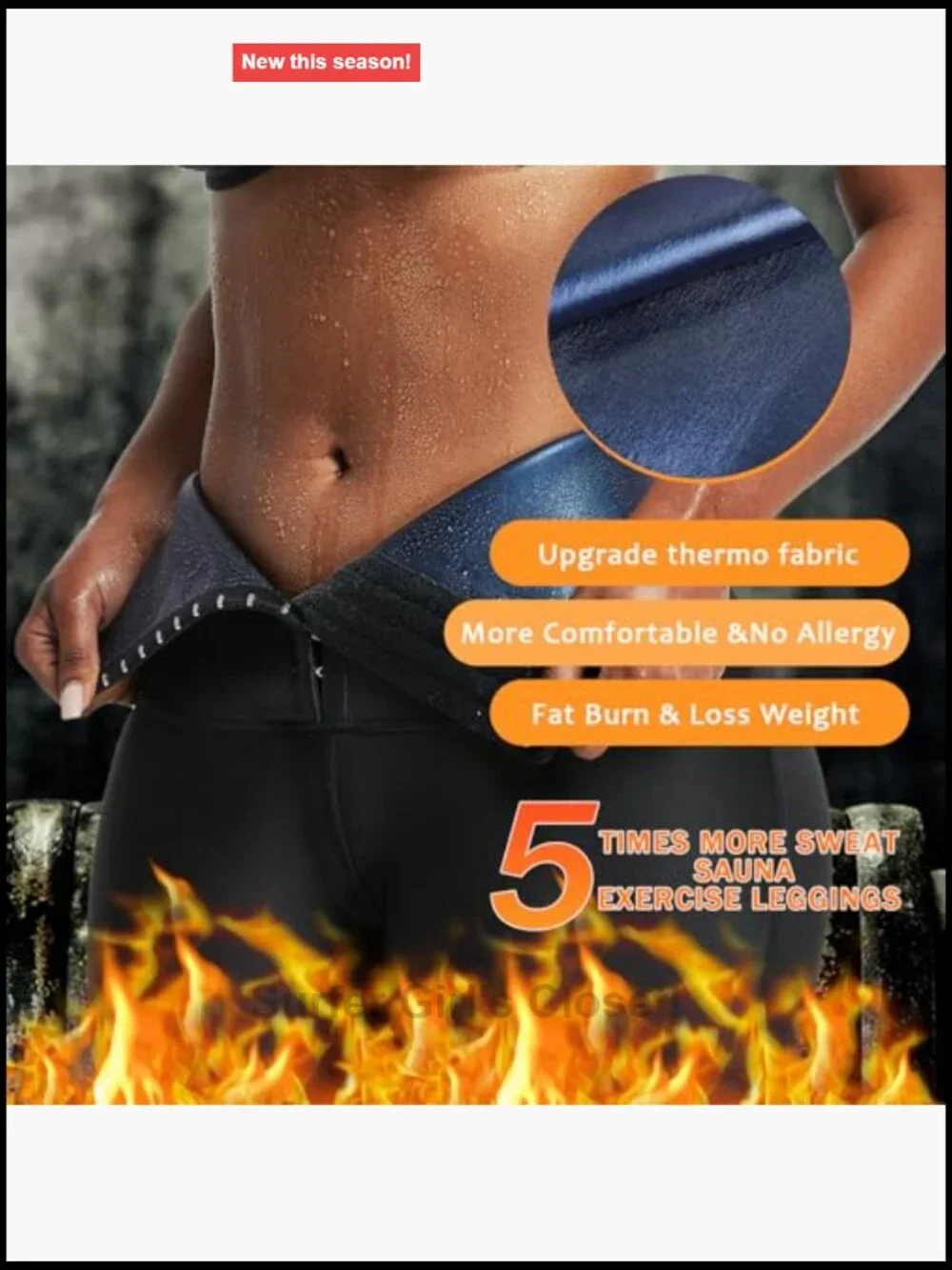 High Waist Sauna Shorts Slimming Compression Thermo Workout Body Shaper for
